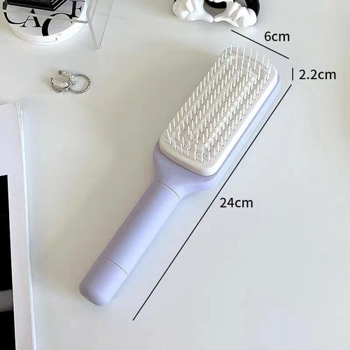 4 In 1 Self Cleaning Hair Brush New Self-Cleaning Anti-Static Massage