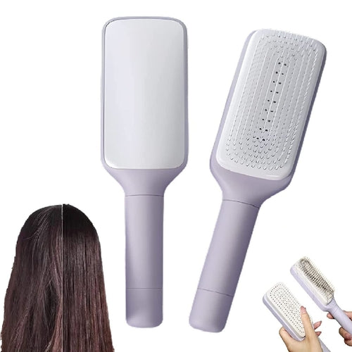 4 In 1 Self Cleaning Hair Brush New Self-Cleaning Anti-Static Massage